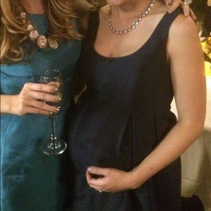 black maternity bridesmaid dress